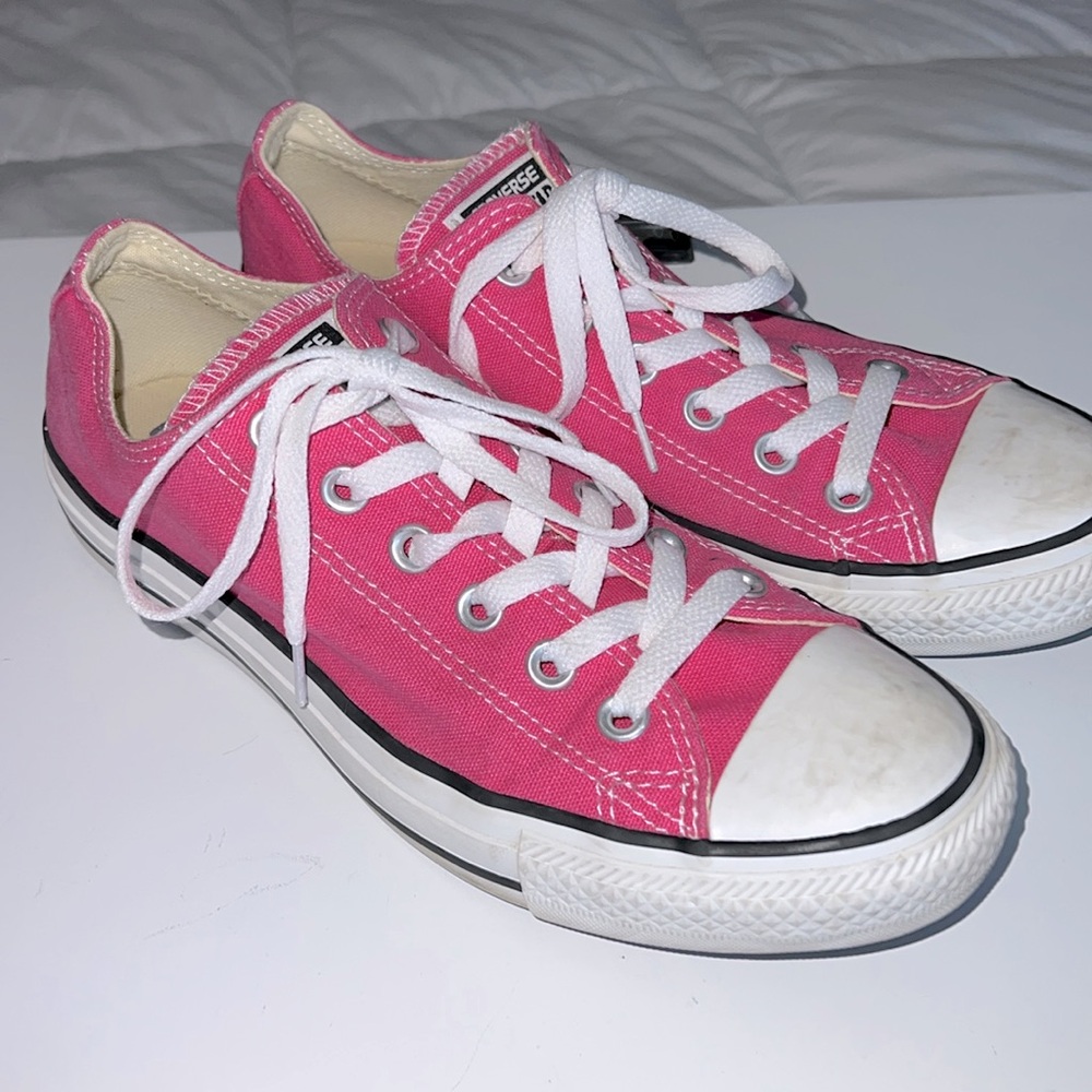 Converse Pink and White Women's Sneakers